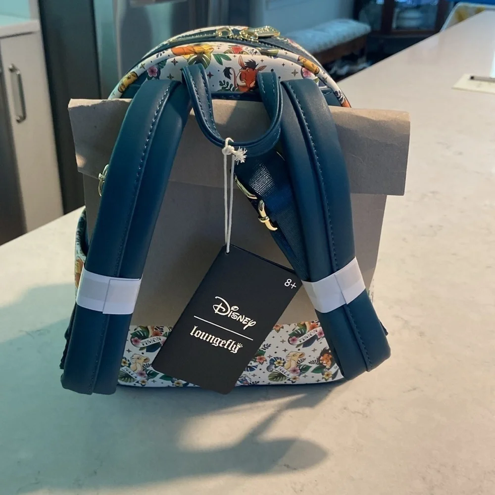 NWT Disney Loungefly Lion King Tattoo Mini Backpack